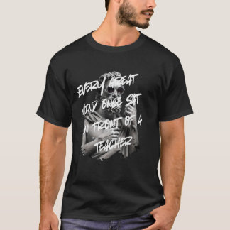 Inspirerande manlig lärare graffiti png t shirt