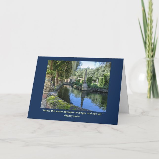 Inspirerande meddelande Vizcaya Gardens (Framsida)