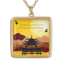 Inspirerande Mindful Citat Halsband