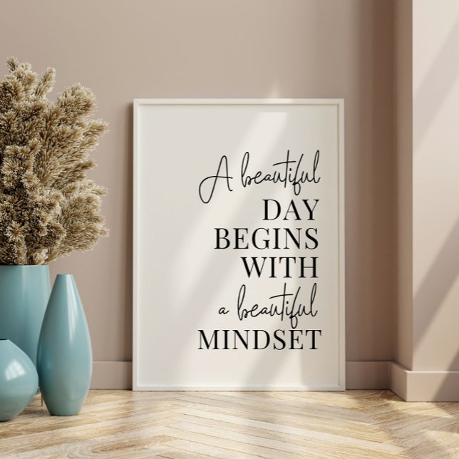Inspirerande mindset-citattryck poster (Skapare uppladdad)