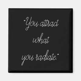 Inspirerande motiverande anpassade citatdesign magnet