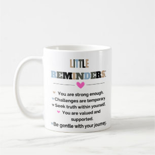 Inspirerande Motiverande Gåvor Små Påminnelser Kaffemugg