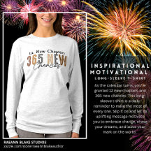 Inspirerande Motiverande Långärmad T-Shirt