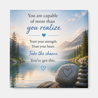 Inspirerande Motiverande Magnet
