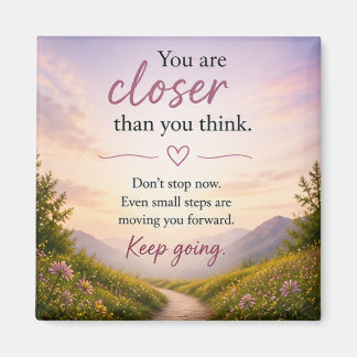 Inspirerande Motiverande Magnet