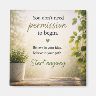 Inspirerande Motiverande Magnet