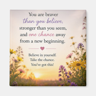 Inspirerande Motiverande Magnet