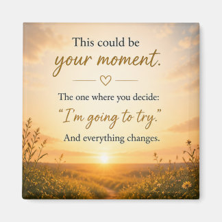 Inspirerande Motiverande Magnet