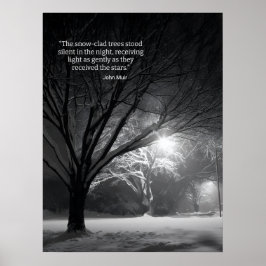 Inspirerande motiverande naturcitat poster