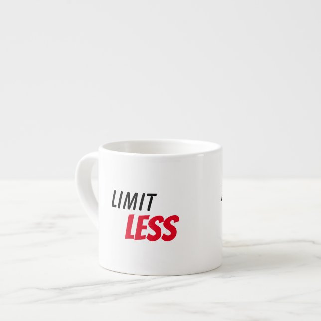inspirerande motiverande typografi citat fokus  espressomugg (Framsida vänster)