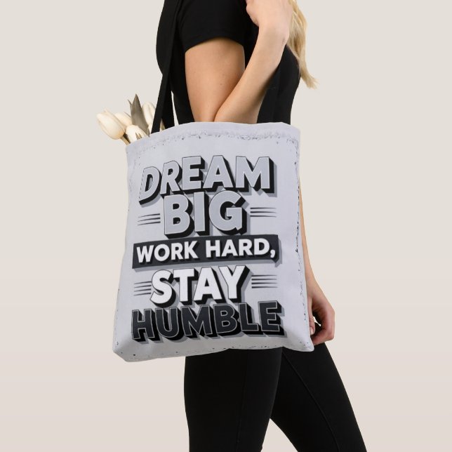 Inspirerande & Motiverande Typografi Citat Konst Tygkasse (Närbild)