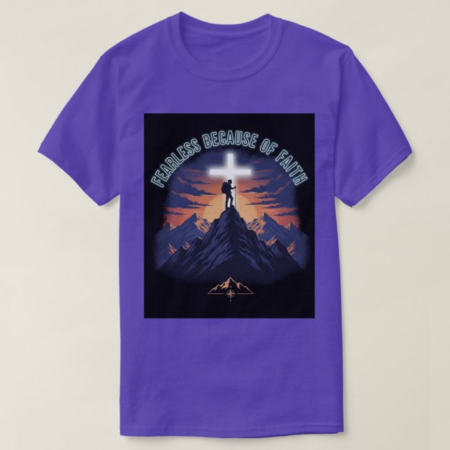 Inspirerande Mountain Design T-shirt (Design framsida)