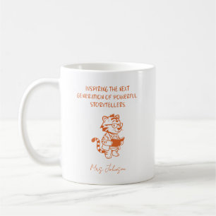 Inspirerande nästa generations kraftfulla berättar kaffemugg