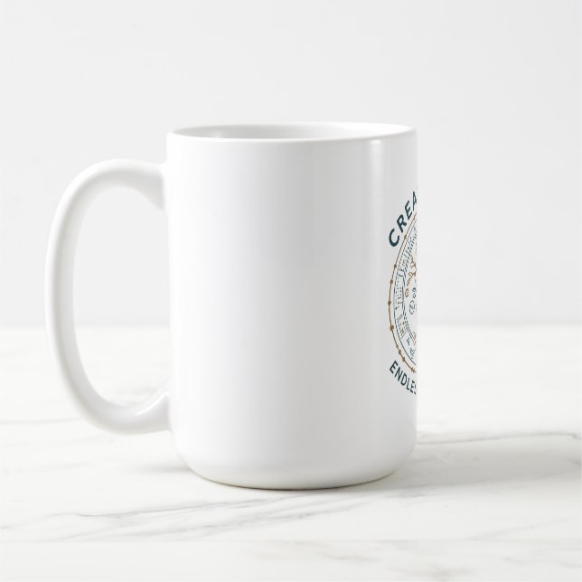 inspirerande och tankfull kaffemugg (Vänster)