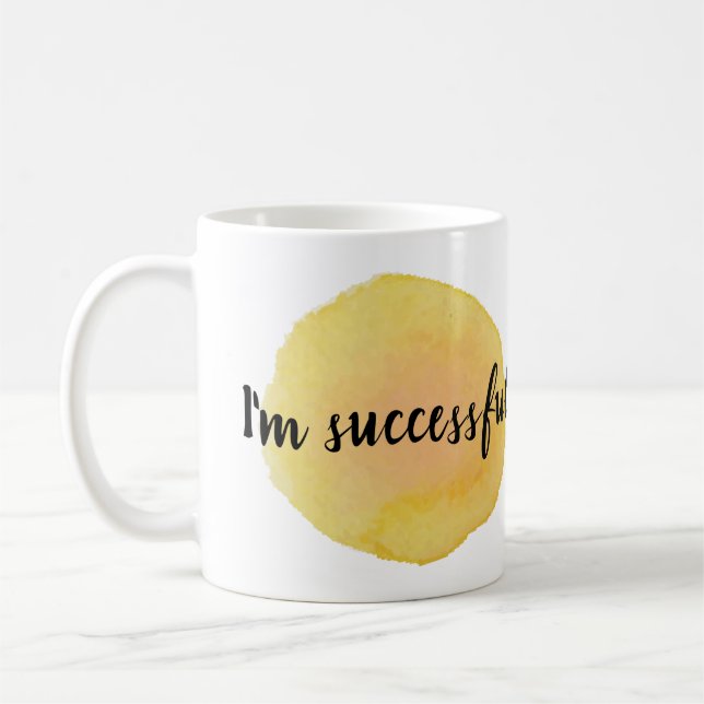 inspirerande ord för självacceptans kaffemugg (Vänster)