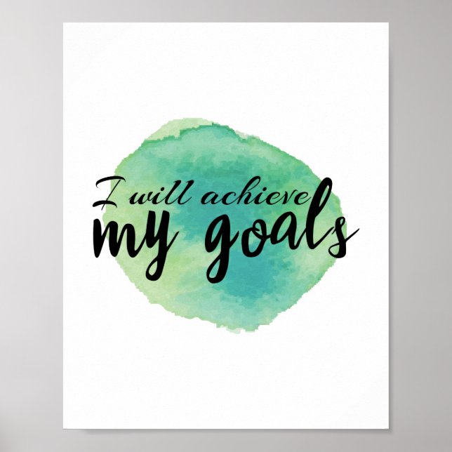 inspirerande ord för självvård poster (Framsidan)