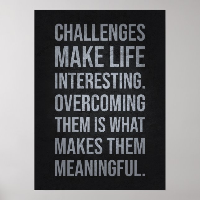 Inspirerande Ord - Motiverande Poster (Framsidan)