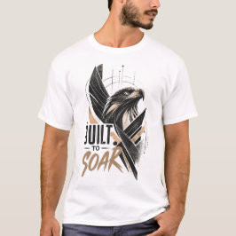 Inspirerande Örn Byggd för att Sväva Grafisk T Shirt