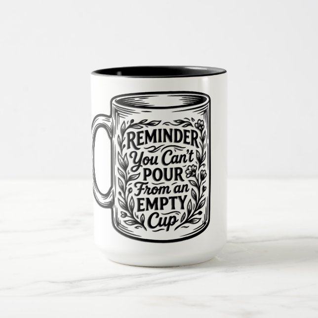 Inspirerande påminnelse mugg (Center)