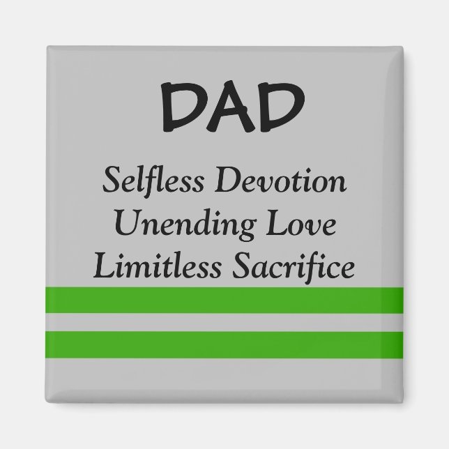 Inspirerande Pappa Magnet (Framsidan)