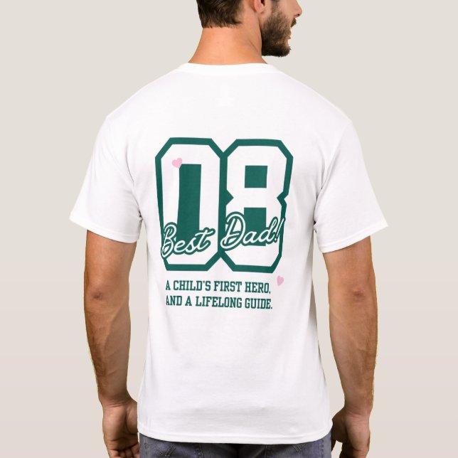 Inspirerande Pappacitat T Shirt (Baksida)