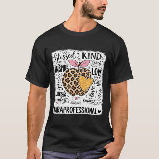 Inspirerande Para Paraprofessionell Kärlek Snäll T Shirt