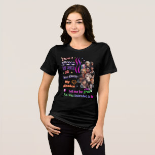 Inspirerande positivt grafiskt statement t-shirt