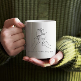 Inspirerande positivt mindset-citat kaffemugg