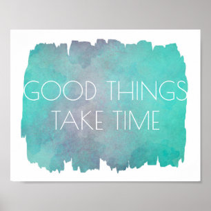 inspirerande poster bra sak ta tidscitat