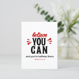 Inspirerande presidentens Berömd citat Vykort