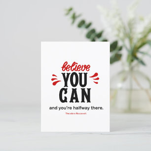 Inspirerande presidentens Berömd citat Vykort