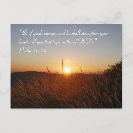 inspirerande | Psalm 31:24 Vykort