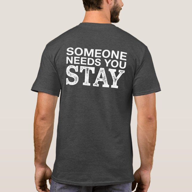 Inspirerande Psykisk Hälsa T Shirt (Baksida)