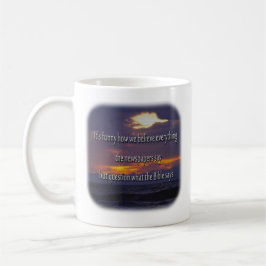 Inspirerande religiös kaffemugg kopp