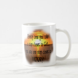 Inspirerande religiös kaffemugg kopp regnbåge
