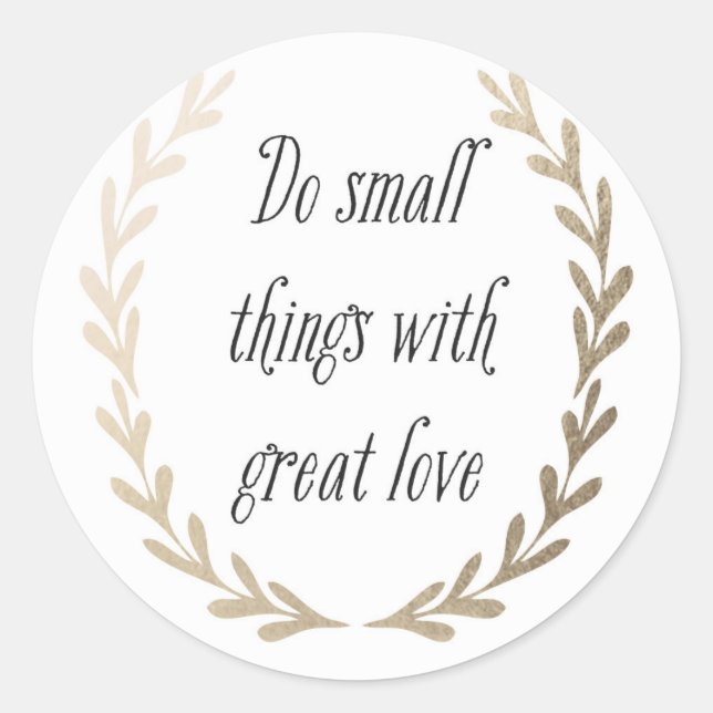 inspirerande runt klistermärke (Framsida)