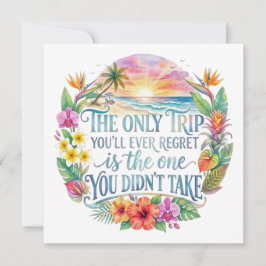 Inspirerande Semester Beach Tropical Resa Citat