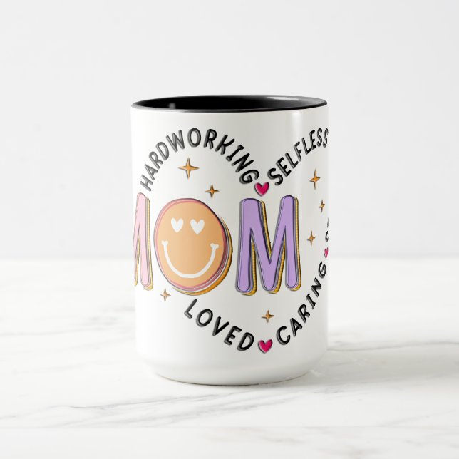 Inspirerande/Söt mamma-ord Mugg (Center)