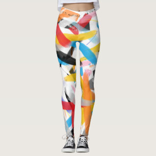 Inspirerande stänk av färg Leggings