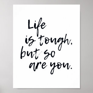 Inspirerande svart och vitt skandinaviskt typograf poster