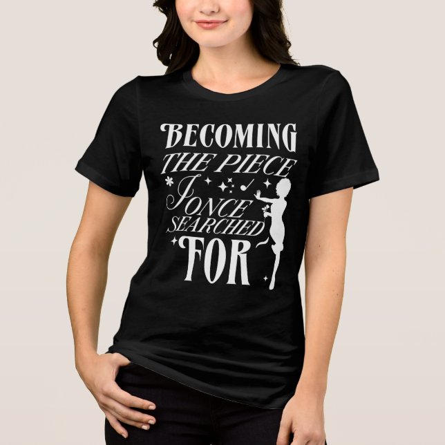 Inspirerande T-shirt för egenvård  (Framsida)