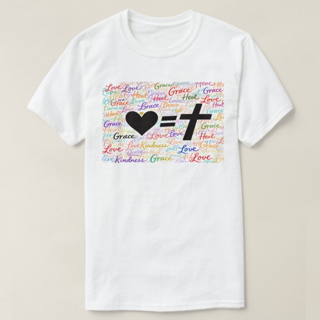 Inspirerande T-Shirt för Tro med Djärv Grafisk Des (Design framsida)