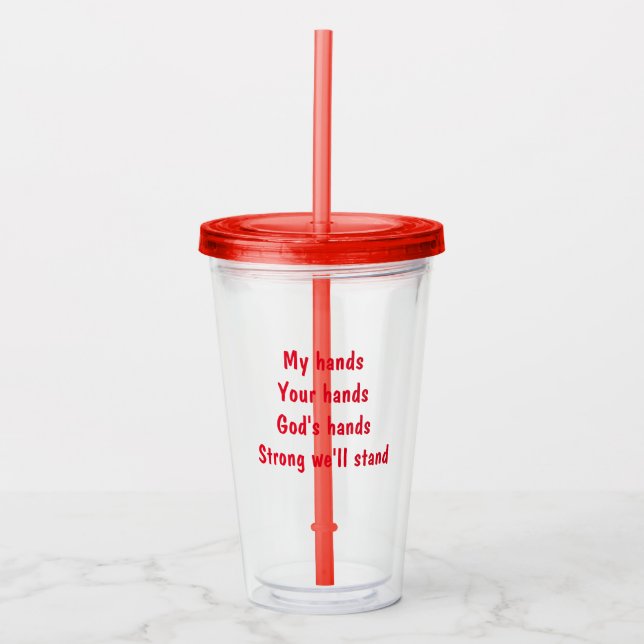 Inspirerande tumblar take away mugg (Framsida)