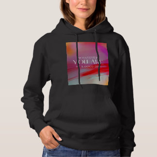 Inspirerande typografi-hoodie t shirt