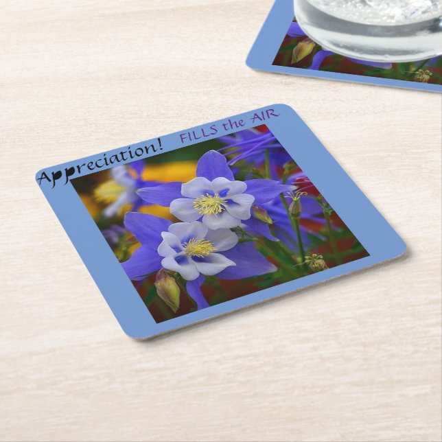 inspirerande underlägg papper kvadrat (Vinklad)