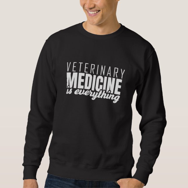 Inspirerande veterinärer som säger lång ärmad tröja (Framsida)
