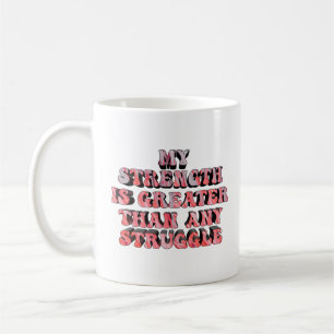 inspirerande visioner om positiv attityd kaffemugg