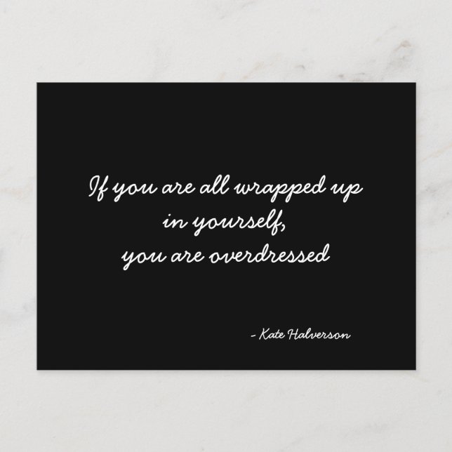 Inspirerande vykortscitat vykort (Framsida)