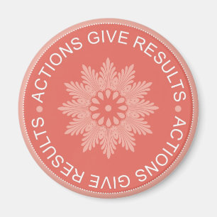 Inspireras 3 ordcitationstecken~Actions ger Magnet