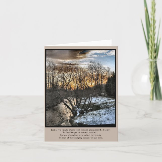 Inspireras gåvasäsonger av våra liv kort (Framsida)